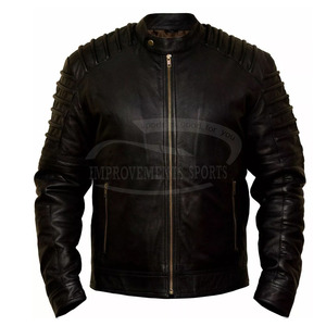 Vente chaude Dernière conception Veste pour hommes de haute qualité en peau de vache Fabriqué en usine Logo personnalisé Plus Size pour l'hiver Direct Pakistan - Product Image 4