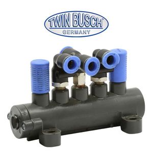 Valvola a 5 vie per cilindro di prova di pressione (L / T / L) per tutte le macchine per il montaggio di pneumatici Twin Busch - Product Image 1