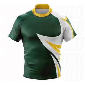 Maillot de rugby personnalisé par sublimation, ensemble d'équipe, unisexe, grandes tailles, vente en gros, respirant, séchage rapide, entraînement athlétique, match - Product Image 1