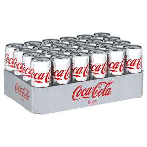 Venta al por mayor de Coca Cola Light Taste en bandeja de 24 latas delgadas de 330 ml, bebida gaseosa dietética, suministro a granel, precio de fábrica original. - Product Image 6