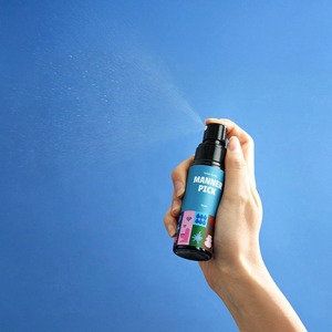[MANNERPICK] Spray désodorisant pour toilettes, design tout noir, finition de luxe, accessoire désodorisant portable - Product Image 5