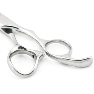 NYBL-55 5.5inch Straight <b>Left</b>-<b>handed</b> <b>Scissors</b> JAPAN 440C Sharp 58-59HRC Hardness Stainless Steel Handle Barber Shears Hair 28 - Product Image 4