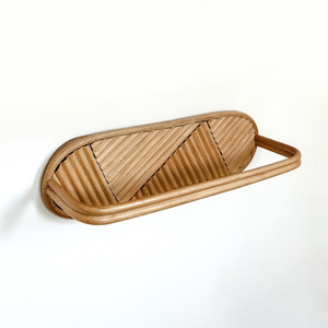 Toallero de ratán para baño y cocina, ecológico, decorativo, para toallas y pañuelos. - Product Image 1