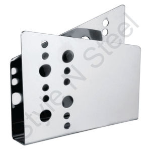 ที่ใส่กระดาษทิชชูสแตนเลสสีเงิน ดีไซน์คลาสสิก เป็นมิตรกับสิ่งแวดล้อม พร้อมลวดลายแบบตอก - Product Image 3