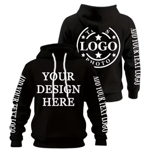 Custom Unisex Hoodies Solid Color Series & Custom Images Sublimation Printing Suitable Team Competition Jerseys Team Sportswear - Product Image 1