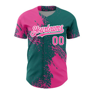 Moisture Wicking Digital Print Baseball <b>Jersey</b> <b>Short</b> Lightweight Sports Uniform 100% Polyester Heat-Transfer Printing - Product Image 1