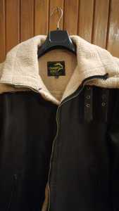 เสื้อแจ็คเก็ตหนังแท้สำหรับผู้ชาย CHAMP KING บุซับในขนเชอร์ปา ปิดด้วยซิป - Product Image 3