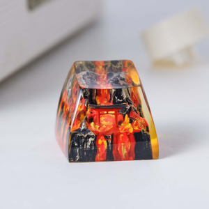 Keycaps Mystiques Anime, Keycaps Artisanaux Personnalisés, Keycaps Anime Mignons, Keycaps Verts, Ensemble de Keycaps, Keycaps en Résine - Product Image 5