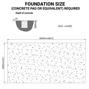 Tettoia per Stoccaggio Resistente con Tetto a Soffitto Alto 30FT X 60FT, Copertura in PE da 11 oz e Porte di Accesso TMG ST3060E (Precedentemente ST3060) - Product Image 5