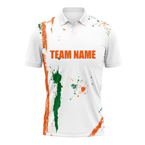 เสื้อคริกเก็ตแบบกำหนดเอง ออกแบบได้ตามต้องการ เสื้อโปโลสำหรับทีม เสื้อยืดโปโลสำหรับเล่นกีฬา พร้อมชื่อและหมายเลขผู้เล่นสำหรับผู้ชาย - Product Image 6