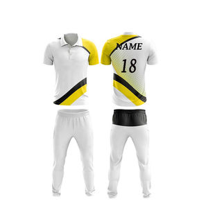 Uniformes de Cricket, Pantalones y Camisetas Ligeras y Cómodas / Uniformes de Cricket Personalizados con Logotipo y Número Impresos - Product Image 4