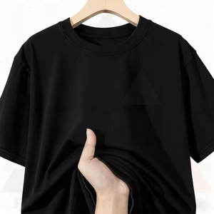 Camiseta de Hombre al por Mayor, Cuello Redondo, Manga Corta, Corte Regular, Informal, Transpirable, Ecológica, de Secado Rápido, Mezcla de Poliéster/Algodón - Product Image 3