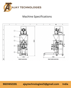 Automatic Twin Head Snacks Filler <b>Machine</b> with PLC controlled system from India - Product Image 4