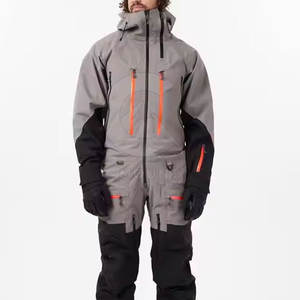 ชุดสกีกันน้ำกันลมสำหรับฤดูหนาว ชุดสโนว์บอร์ดแบบชิ้นเดียว อุปกรณ์เล่นหิมะกลางแจ้ง ชุดสกีพร้อมโลโก้สั่งทำ - Product Image 6