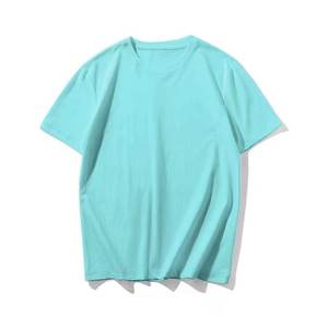 เสื้อยืดผู้ชายผ้าฝ้าย 100% ขายส่ง พิมพ์โลโก้ตามสั่ง ลายเรียบ พิมพ์ซิลค์สกรีน สไตล์ลำลอง ผ้าถัก สำหรับผู้ชายและผู้หญิง - Product Image 6