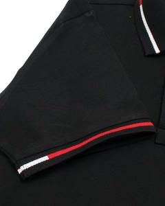 Polo de sport exclusif pour hommes - Noir et blanc - Product Image 2