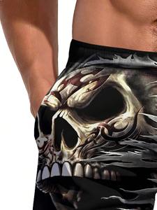 กางเกงว่ายน้ำชาย แห้งเร็ว ลายดอกไม้ กางเกงชายหาด ระบายอากาศได้ดี ผ้าทอเนื้อเบา มีเชือกผูกเอวยางยืด - Product Image 5