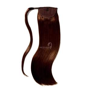 Clip de pièce de cheveux de queue de cheval droite noire dans les extensions de cheveux de queue de cheval longues droites les meilleurs vendeurs de cheveux au Vietnam - Product Image 4