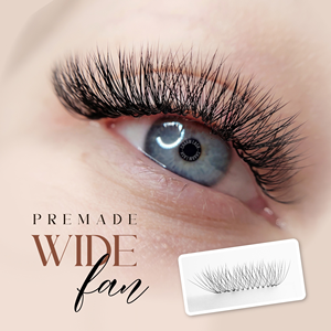 Charmlash <b>Lashes</b> Wholesale Mink With Packaging Premade <b>Lash</b> Extension <b>Fans</b> L Curl Pointy Base Loose Premade <b>Fans</b> 1000 - Product Image 1