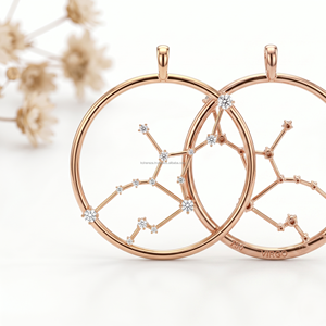 Pendentif Précision Vierge de Septembre, Pendentifs et Breloques Raffinés, Bijoux Astrologiques Inspirés de l'Énergie Intelligente - Product Image 2
