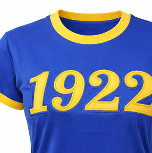 Camiseta Personalizada de Cuello Redondo para Mujer, Sorority Zeta Phi Beta, 100% Algodón, Colores Personalizados, Corte Regular, Verano, Casual, con Apliques - Product Image 3