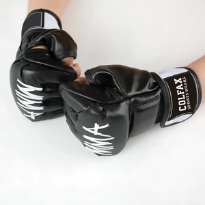 Gants de MMA sur mesure pour le kick-boxing, équipement de combat professionnel UFC en cuir PU, équipement de combattant MMA, logo et design OEM, gants de MMA de qualité supérieure - Product Image 4