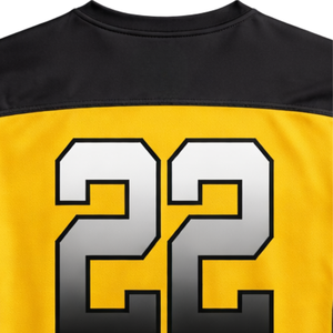 Maillot de football américain personnalisé en sublimation intégrale, 100 % polyester, anti-humidité, uniforme d'équipe, vente en gros - Product Image 6