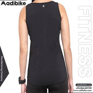 เสื้อกล้ามออกกำลังกายผู้หญิงคุณภาพสูง ออกแบบตามสั่ง เทคนิคการพิมพ์แบบซับลิเมชั่น ผ้าถักเจอร์ซีย์ ขายส่งมีจำหน่าย - Product Image 3