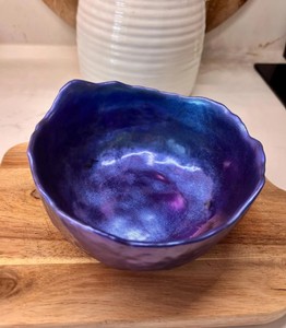 High Grade Resin Bowl Elegant Design Durable Handmade Decorative Bowl for <b>Kitchen</b> Dining Serving Home Usage Display - Product Image 5