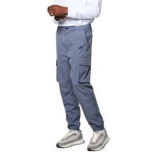 Men Nylon Cargo Pants Structured Fit Multi Pocket Utility <b>Trousers</b> Lightweight Casual Wear Custom Factory Supply - Product Image 1