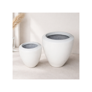 Macetas de Fibra de Vidrio de Alta Calidad, Duraderas, Ligeras, Minimalistas, de Nuevo Diseño, Ecológicas, para Decoración de Interiores y Exteriores, Hogar y Jardín - Product Image 1