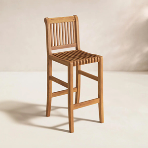 Muebles de Teca para Exteriores, Modernos, Impermeables, Juego de Mesa de Bar para Exteriores de Teca, Muebles de Madera Maciza de Teca con Cojines - Brosky - Product Image 5