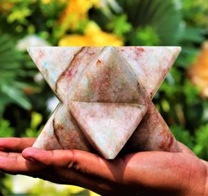 Agate faite à la main cristal Merkaba étoile prix raisonnable mixte pierre Orgone Merkaba nouveauté énergie de guérison cadeau à vendre - Product Image 4