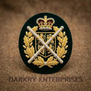 Insignia de la Gran Logia Provincial con hilo de oro, parche bordado a mano con el escudo, insignia masónica para blazer con corona, hecho a medida - Product Image 2