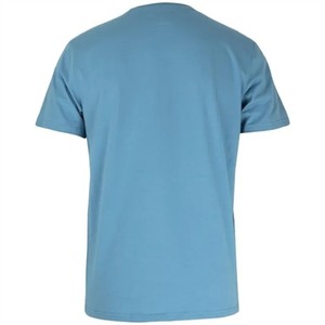 T-shirt décontracté pour homme, noir, à manches courtes, col rond, coupe ample, imprimé animal personnalisé, en jersey respirant 320g, avec logo frontal - Product Image 2