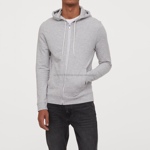 Custom Print Cotton 500 Gsm Oversized Hoodie Men's Hoodies & Sweatshirts No <b>String</b> Heavyweight French Terry Blank Zip up Hoodie - Product Image 3