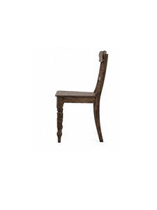 Traditional Wooden Dining <b>Chair</b> with Turned <b>Legs</b> Antique Finish Solid Wood Construction Stable Design for Home Furniture - Product Image 2