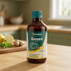 Gasex Syrup, Extracto Ayurvédico Silvestre Prensado en Frío, Suplemento Herbal en Tabletas para el Equilibrio Digestivo y el Bienestar - Product Image 3