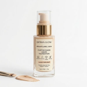 Cheap Price OEM Private Label Custom Shade Whitening Moisturizer Waterproof Liquid <b>Foundation</b> Cream Pores Concealer Fair Light - Product Image 1
