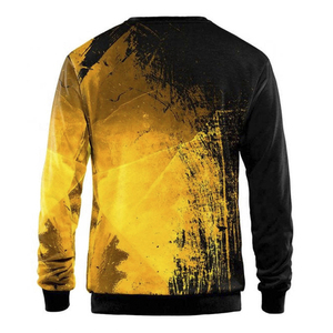 Sweat-shirt unisexe à col rond, coupe classique, 100% coton, tissu polaire écologique, couleur unie, imprimé en sérigraphie, automne - Product Image 2