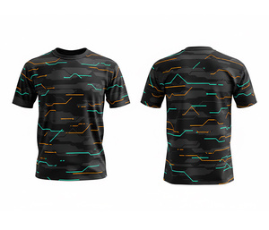 Fabricante de Camisetas Sublimadas con Diseño Personalizado al por Mayor en Pakistán |   Tallas para Hombres, Mujeres y Jóvenes |   Ropa Deportiva Ligera de Secado Rápido para Entrenamiento - Product Image 4