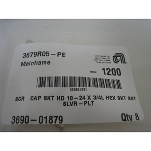 8 NUEVOS AMAT 3690-01879 SCR CAP SKT HD 10-24 x 3/4L - Equipo y Piezas de Semiconductores de Confianza de la Marca Global Legacy - Product Image 1
