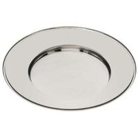 Assiette de présentation en métal de haute qualité avec motif étoile de mer, finition polie, pour restaurants et tables à manger