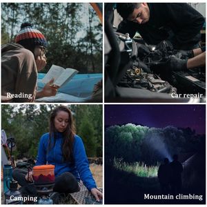 ไฟฉาย LED แบบชาร์จไฟผ่าน USB สำหรับการตั้งแคมป์และการเดินป่า จัดส่งทางไปรษณีย์สหรัฐเท่านั้น - Product Image 2