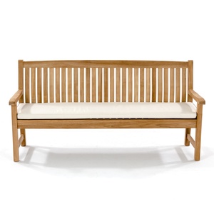 Classic Teak Outdoor Garden <b>Bench</b> with Arms Solid Wood Patio <b>Bench</b>-Waterproof & Eco-Friendly - Product Image 4