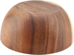 Tazón de Ensalada de Madera de Acacia Sólida, Elegante Tazón para Servir en la Cocina o Comedor, Tazones Multiusos para Mezclar y Servir Sopas, Suministro al por Mayor para Exportación - Product Image 2