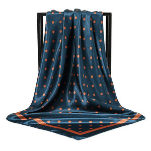 Pañuelo cuadrado con estampado de lunares, tacto satinado, muy suave, bandana, pañuelo para el cuello para hombre y mujer, pañuelos para la cabeza - Product Image 3