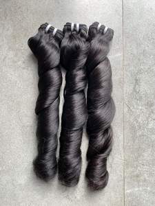 Cabello de donante único 100% máquina de extensión de cabello humano vietnamita crudo trama mágica hinchable 100g por 1 paquete de cabello humano crudo - Product Image 3