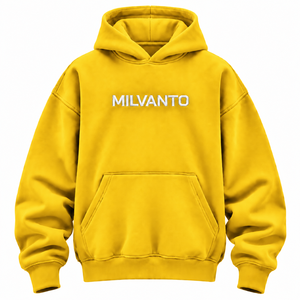 เสื้อฮู้ดดี้สีชมพูปักลายแบบกำหนดเองสำหรับผู้ชายและผู้หญิง พรีเมียมเนื้อผ้าหนานุ่ม ทรงหลวมไหล่ตก สวมหัวแบบสวม - Product Image 2