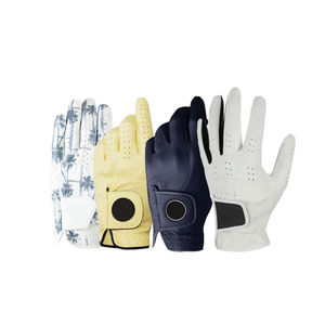 2026 Latest Style Custom Made Soft Genuine Leather Men'<b>s</b> and Women'<b>s</b> Golf Gloves Breathable Summer Sports Gear with Custom Logo - Product Image 6
